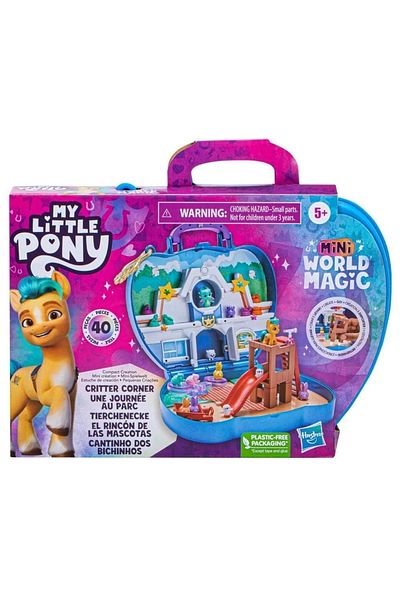 Hasbro My Little Pony Mini World Magic Compact Creative Playset F3876-f6440 - Critter Corner Hitch Trailb