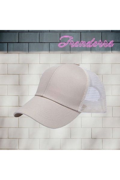 Trenderrs Unisex Basic Baseball Cap Hat with Mesh Adjustable Back