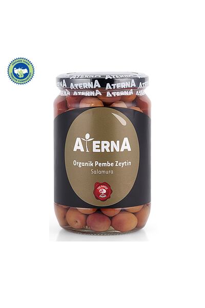 Aterna Organik Pembe Zeytin - Salamura