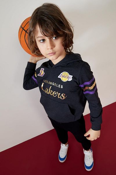 DeFacto Boy's Nba Los Angeles Lakers Hooded Sweatshirt