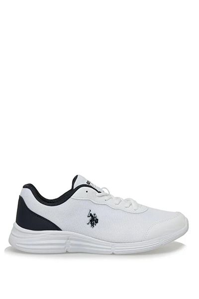lumberjack Η.Π.Α. Polo Assn. Tallınn 3fx Comfort Insole Ανδρικά αθλητικά παπούτσια με ελαφριά κορδόνια λευκά