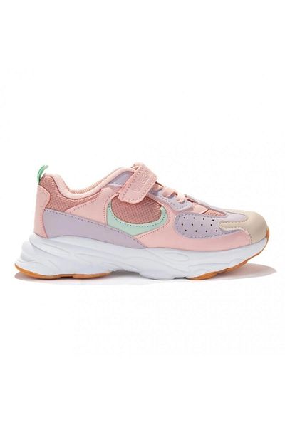 Vicco Original Girl's Comfortable Soft Orthopedic Sole Anti-Sweat Powder Pink Sports Shoes