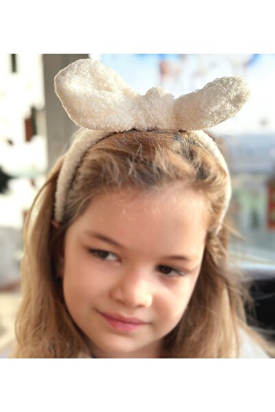 QUEEN AKSESUAR Noua tendință, pufosă, de pluș, cu fundă mare, cu sârmă mobilă...