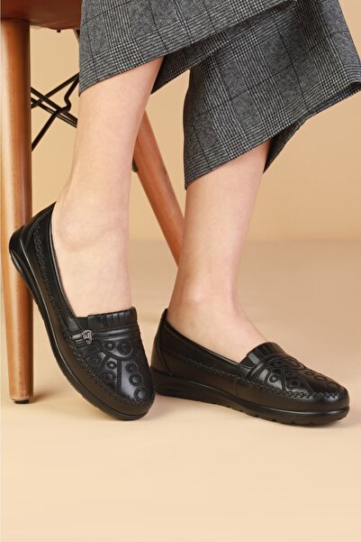 By Yağlıoğlu Yağlıoğlu Y324 حذاء كاجوال لتقويم العظام من الجلد الطبيعي مع كعب...