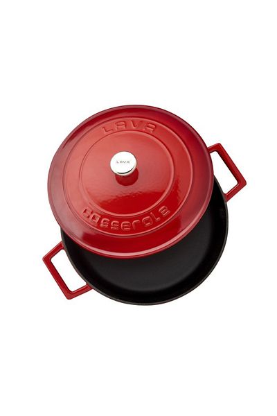 Lava Yayvan Cast Iron Pot - 24 cm