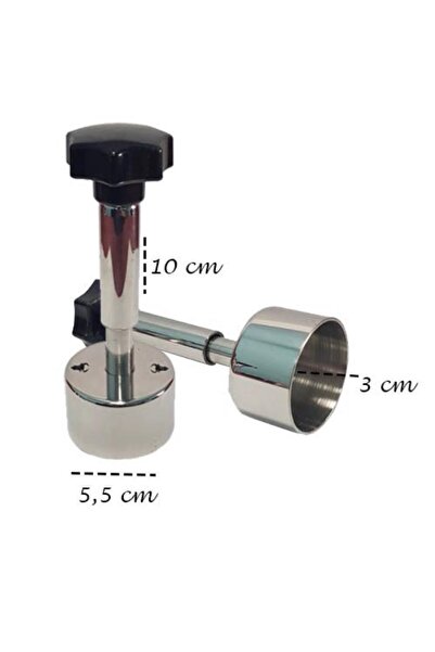 Boğaziçi Kasap Köfte Hamburger Köfte Kalıbı Ve Şekillendirme Presi 6 cm Gri