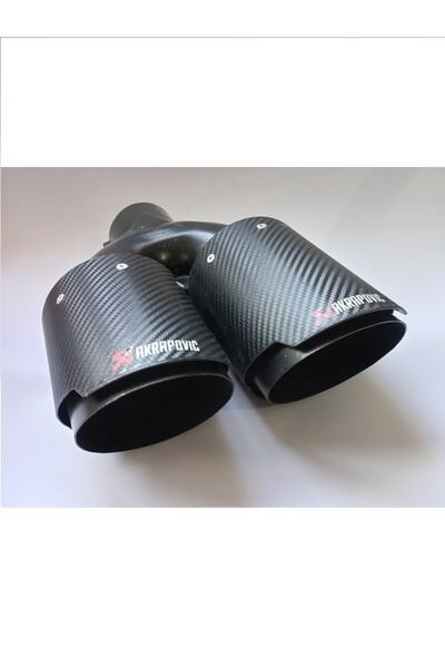 EGZOZCUM | Akrapovic Stil 100 Mm Sol Tekli Karbon Egzoz Ucu