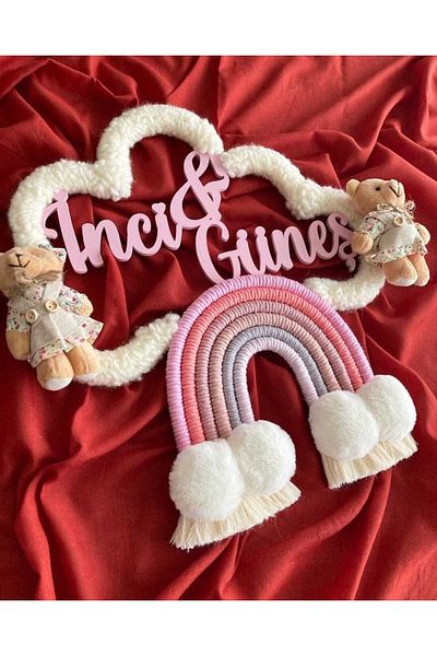 FN Macrame Cloud Baby Door Ornament