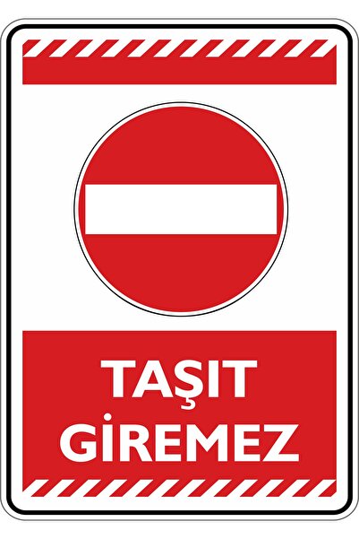 35x50cm /phosphorus Composite/No Vehicles Allowed
