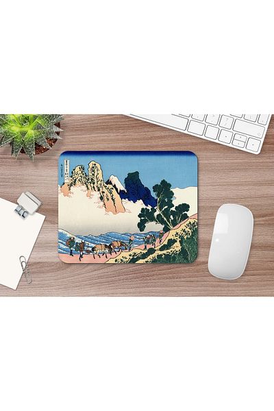 daystore Hokusai Fuji de pe râul Minobu, covoraș pentru mouse, 17 x 21 cm