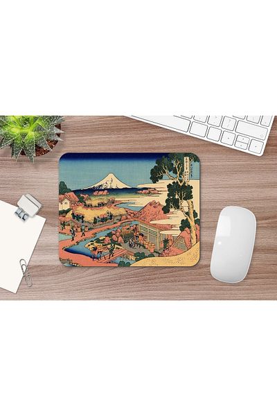 daystore Подложка за мишка Hokusai Katakura In The Suruga Province 17 x 21 cm