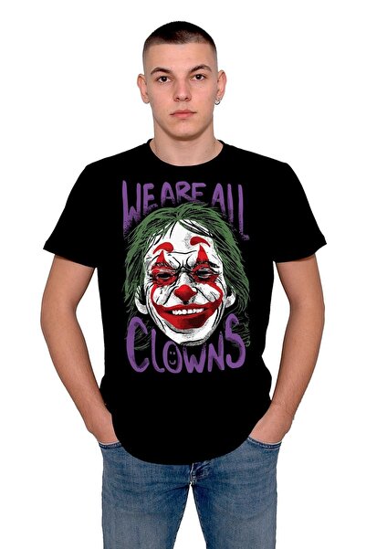 baskwear Suicide Squad Joker Harley Quinn - Tricou unisex We Are All Clowns