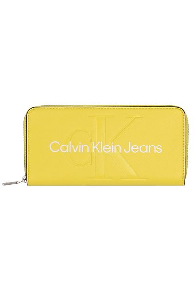 Yellow calvin klein wallet cheap
