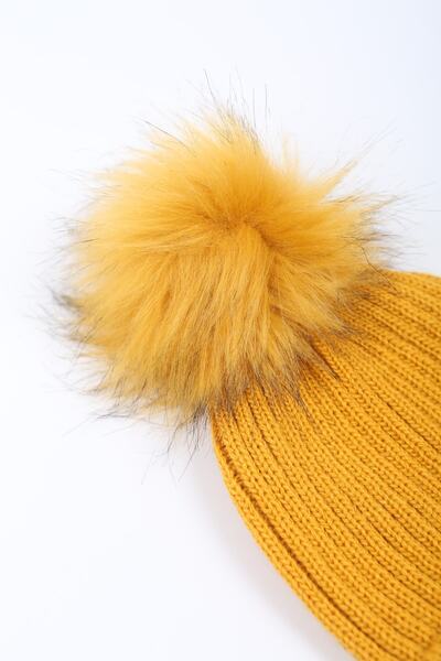 Eke Tekstil Kadın Ponpon Detaylı Triko Bere