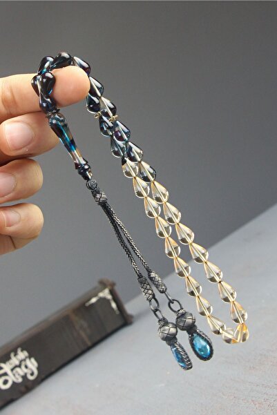 Tesbih Otağı Срібний намисто з бурштином (сертифікований)