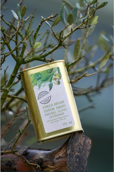 Bergamo Erken Hasat Soğuk Sıkım Natürel Sızma Zeytinyağı 175 Ml Teneke