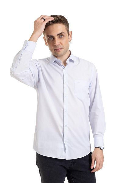 Mutlu City Cămașă pentru bărbați obișnuită, de înaltă calitate, din material Dakron, cu buzunare 2316