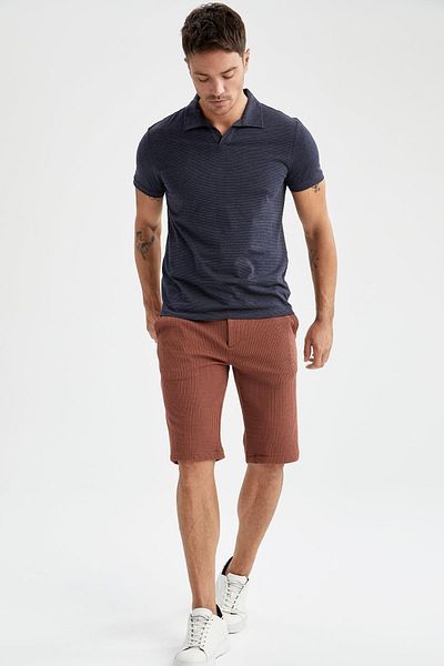 DeFacto Βερμούδα σορτς Regular Fit Basic