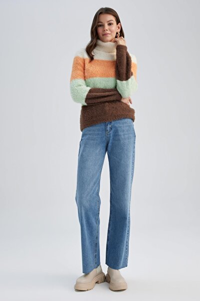 DeFacto Υπερμεγέθη πουλόβερ με λαιμόκοψη