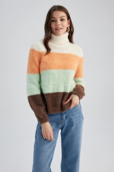 DeFacto Υπερμεγέθη πουλόβερ με λαιμόκοψη