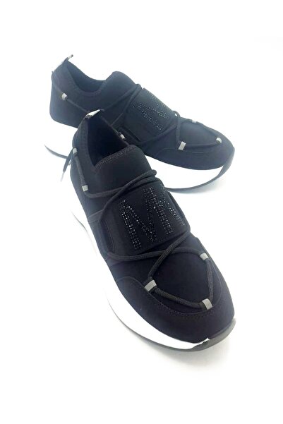 DUYGUSHOESBAG Sonny Lastik Bağcıklı Taş Detaylı Kadın Spor Ayakkabı