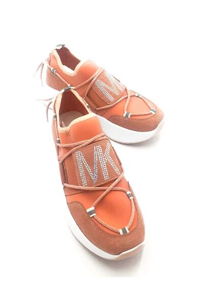 DUYGUSHOESBAG Sonny Lastik Bağcıklı Taş Detaylı Kadın Spor Ayakkabı