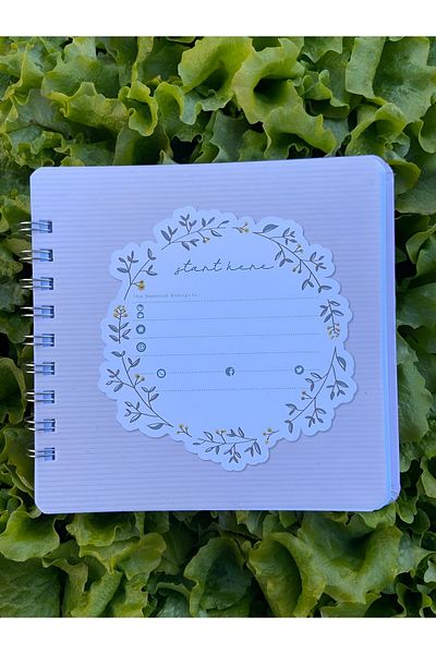 Gıpta Start 16x16 Hard Cover Notebook (DOTED) 100 Sheets