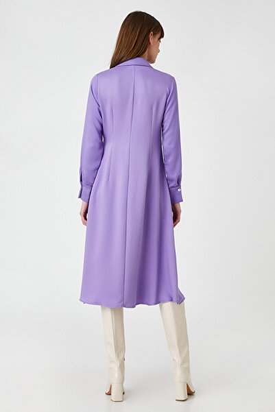 Koton Sukienka koszulowa o długości midi, z kieszeniami i paskiem