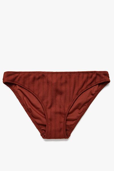 Koton Braune Bikinihose für Damen 3SAK00033BM