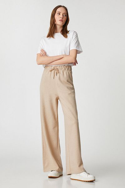 Koton Women's Beige Sweatpants 3SAK30007EK
