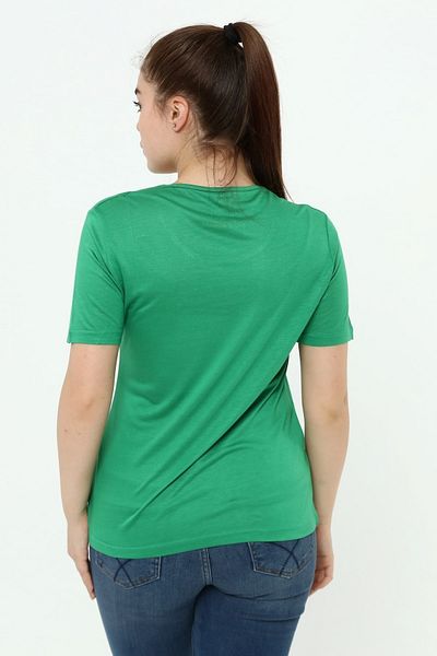 Solo Mercerized Knitted T-shirt with Sailing Print and Embroidery Detail