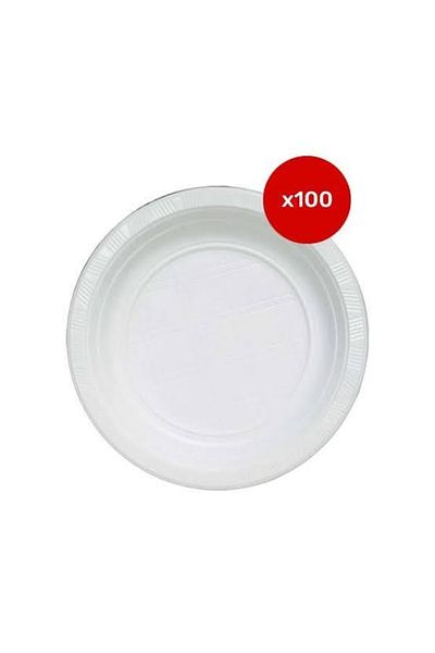 Ofisostim Plates 13.5 cm 100 Pieces Plastic Plates