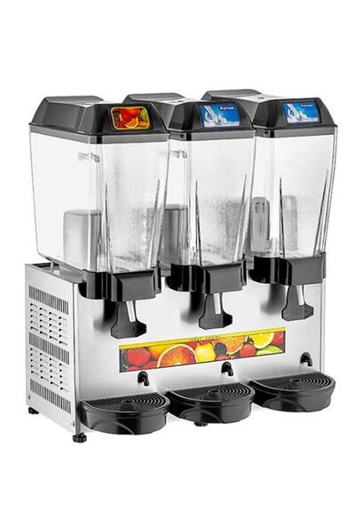 TEKTIKLAMUTFAK Üçlü Limonata Ayran Meşrubat Soğutucu