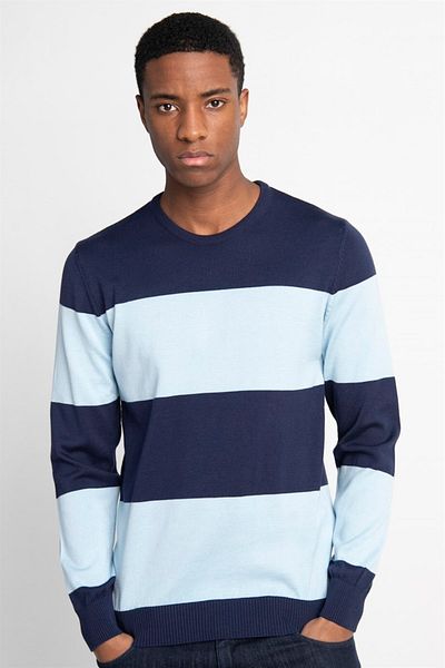 Tudors Slim-Fit Slim-Fit-Strickpullover mit Rundhalsausschnitt für Herren