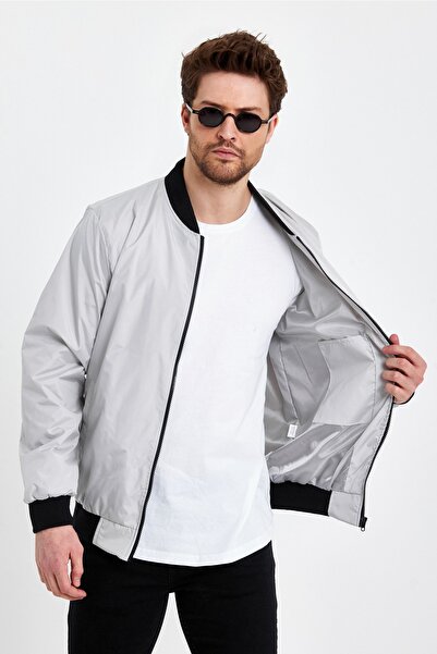 Rompasso Water and Windproof Gray Seasonal Jacket & Coat & Raincoat