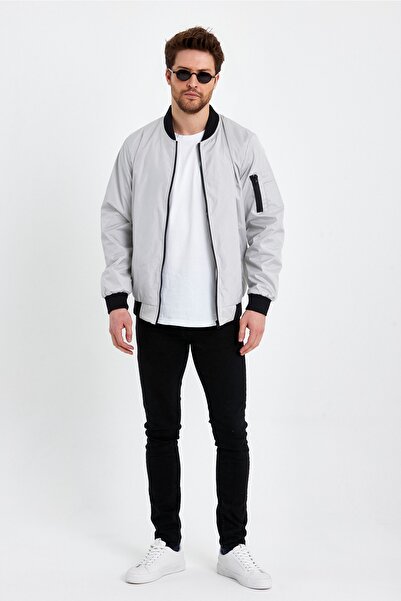 Rompasso Water and Windproof Gray Seasonal Jacket & Coat & Raincoat