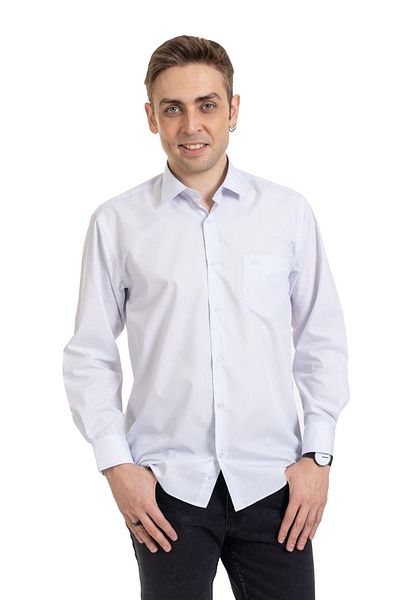 Mutlu City Cămașă pentru bărbați obișnuită, de înaltă calitate, din material Dakron, cu buzunare 2316