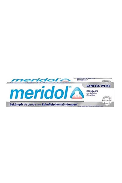 Meridol معجون أسنان أبيض لطيف ضد مشاكل الأسنان