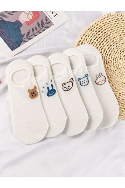 footmania Σετ 5" Ζευγάρι Γυναικείες χαριτωμένες (αόρατες) κάλτσες μπαλαρίνας