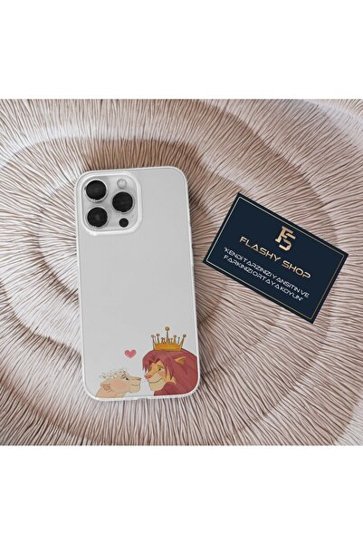 Flashy Shop Redmi 10 2022 Uyumlu Aslan Kral Simba Ve Kiara Tasarımlı Şeffaf K...
