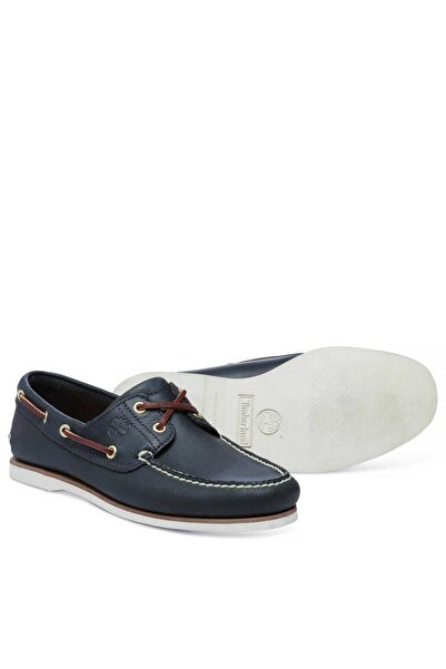 Timberland Men's 2 Eye Boat Shoe Erkek Mavi Spor Ayakkabı Tb0740364841