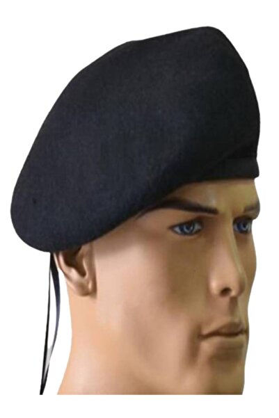 URBAM Siyah Renk Orjinal Tankci Subay Astsubay Yan Kase Bere