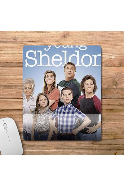 Pixxa موديل لوحة ماوس دعم المعصم من Young Sheldon - 2