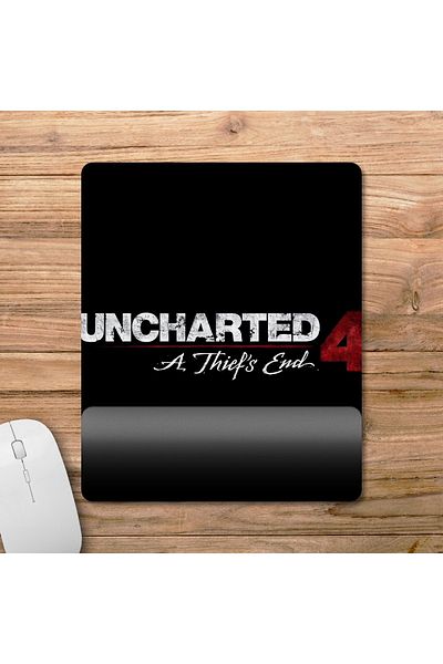 Pixxa لوحة ماوس Uncharted 4 مع مسند للمعصم موديل - 3