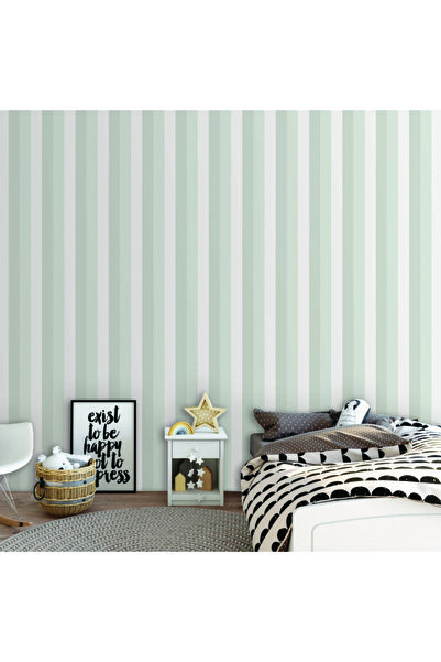 Adawall Adakids 8908 Serie Çizgili Desenli Çocuk Odası Duvar Kağıdı 8908-1