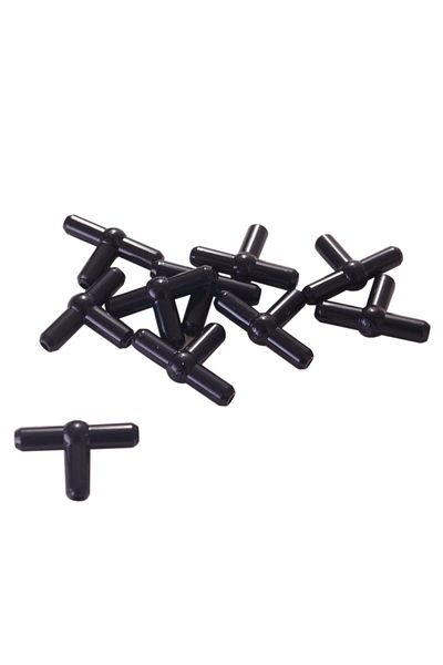LEGO Original Custom Technic Pneumatic Pneumatic Black T-Bar Fitting Piece 2 Pcs to Send