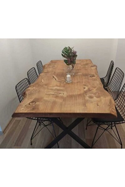 Bilgiç Aksesuar Ahsap Kutuk Masa 160*80 Cm Sandelyeler Hariçtir