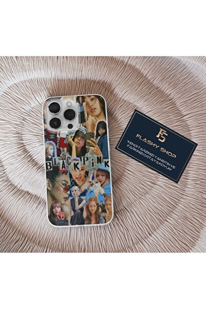 Flashy Shop Oppo A5 2020 Ve A9 2020 Uyumlu Blackpink Tasarımlı Şeffaf Kılıf