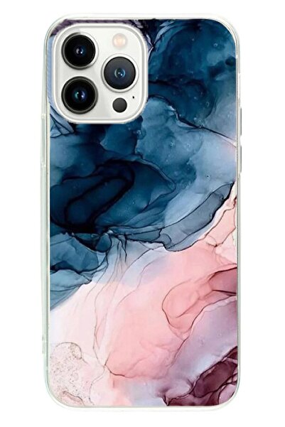 Powerfox Iphone 14 Pro Max Uyumlu Desen Şeffaf Telefon Kılıfı