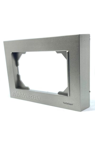 Netelsan Byobu Smoked Double Socket Frame - 10 Pieces